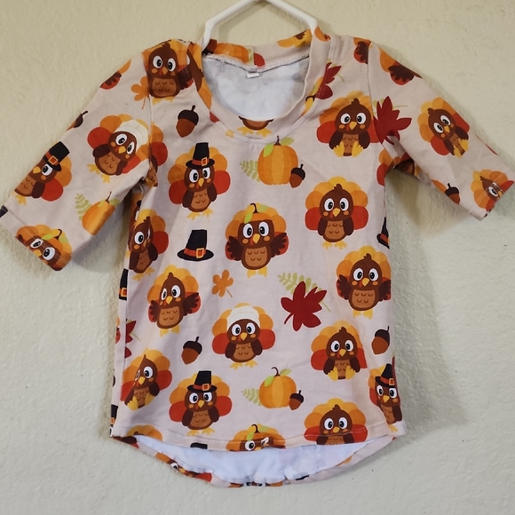 Handmade Other - Kids Thanksgiving Turkey Costume Shirt